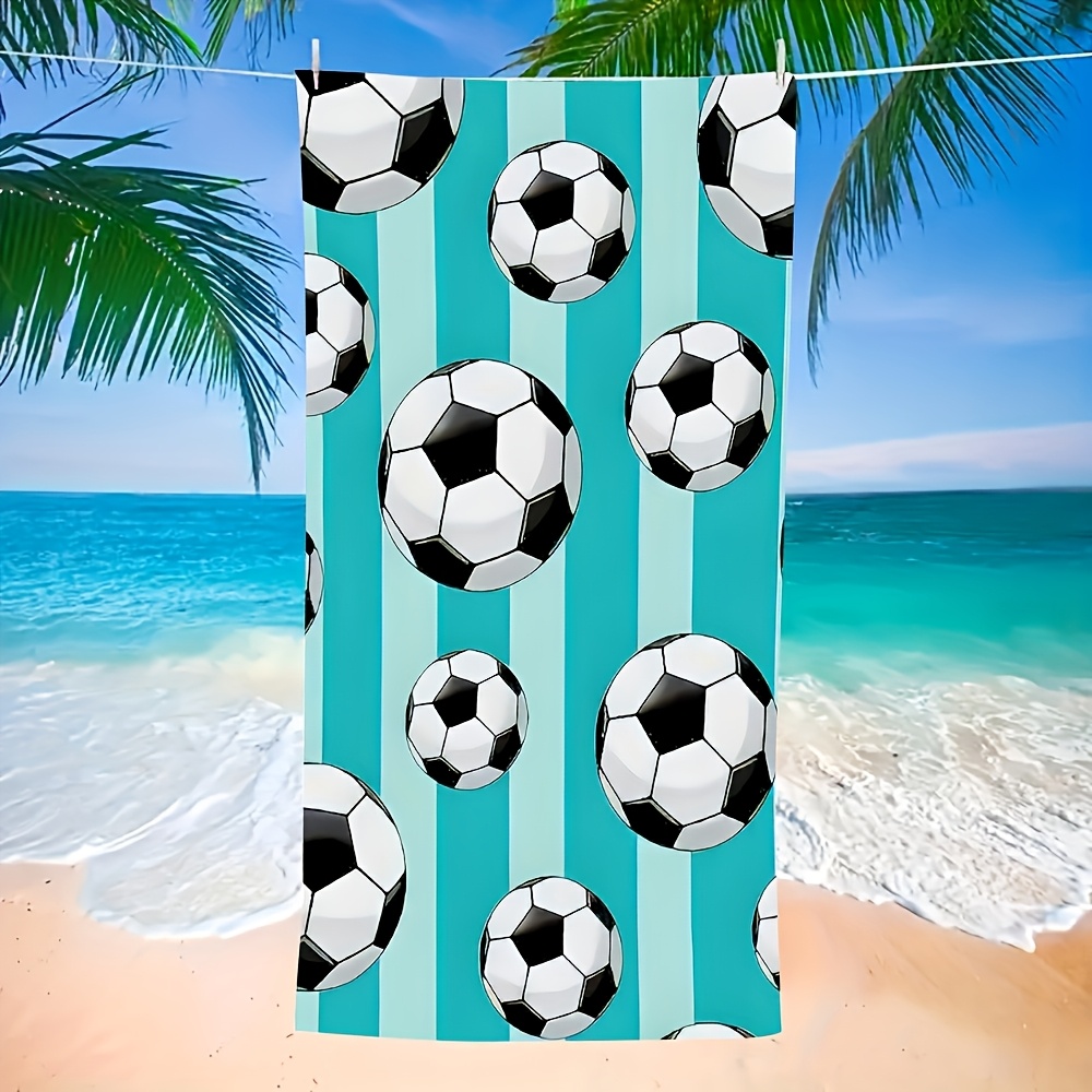 Beach Towel Large - One Extra-Large Microfiber Beach Towel Featuring