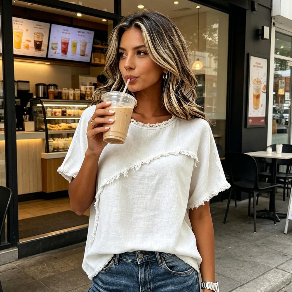 Linen Shirt Breathable - Summer Linen Tops For Women 2026