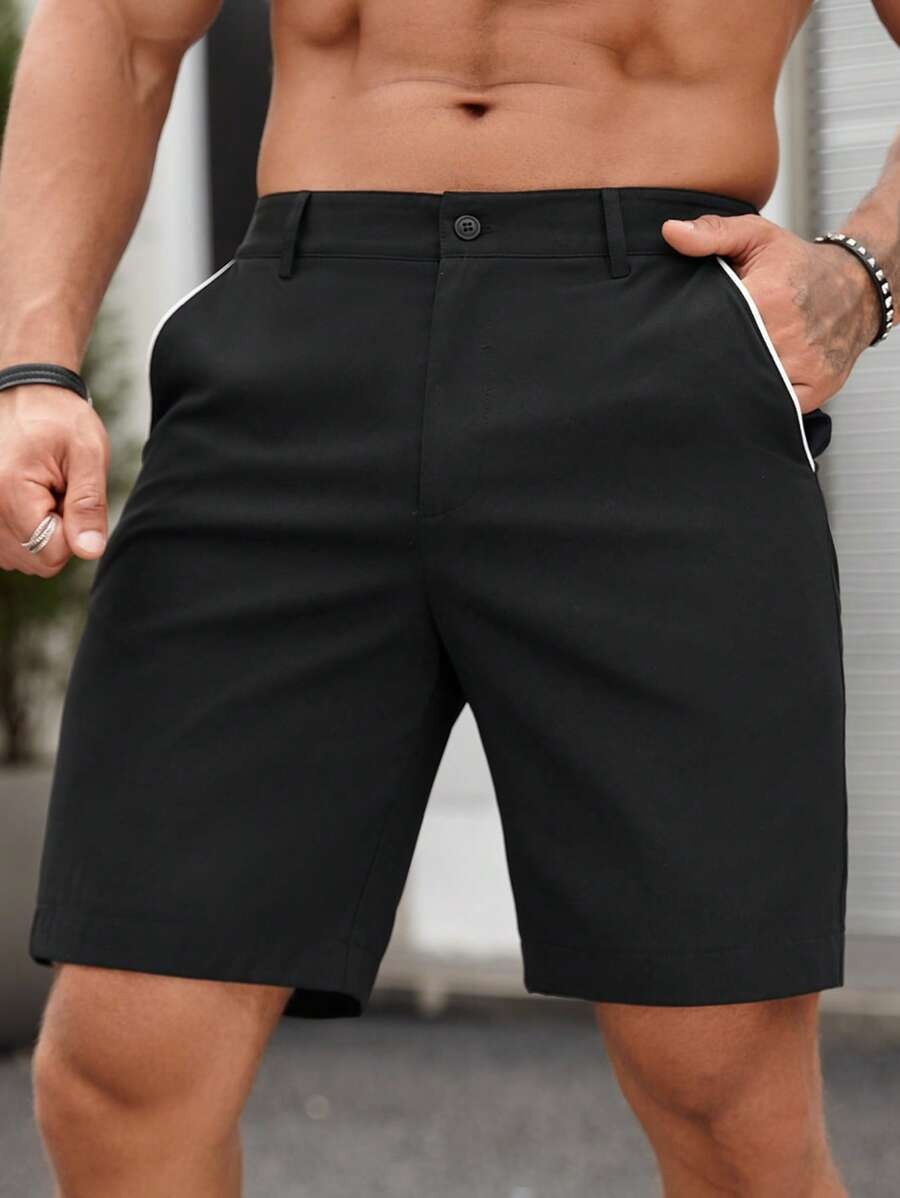 Shorts Chino Slim - Men Fashion Slim Fit Chino Shorts