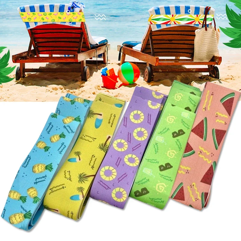 Beach Towel Large - 5Pcs Large Towel Bands for Beach