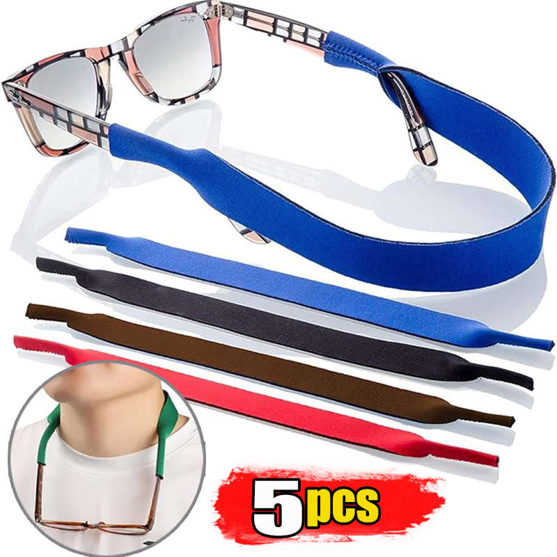 Sunglass Retainer Cord - 1-5pcs Floating Glasses Sunglasses Stretchy Band