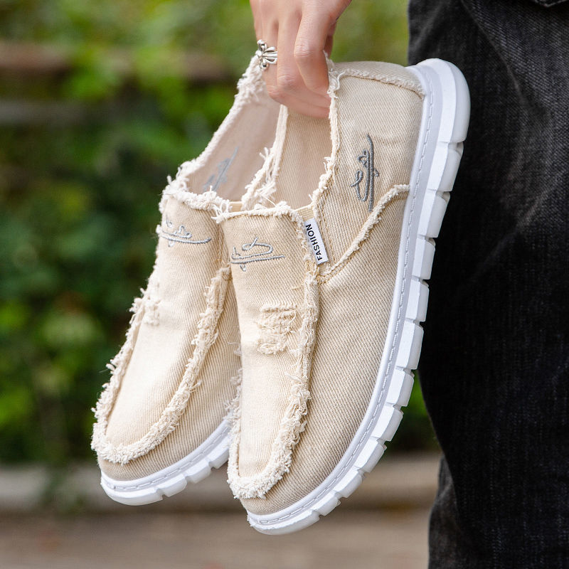 Espadrille Slip On - Canvas Shoes For Mens Summer Breathable