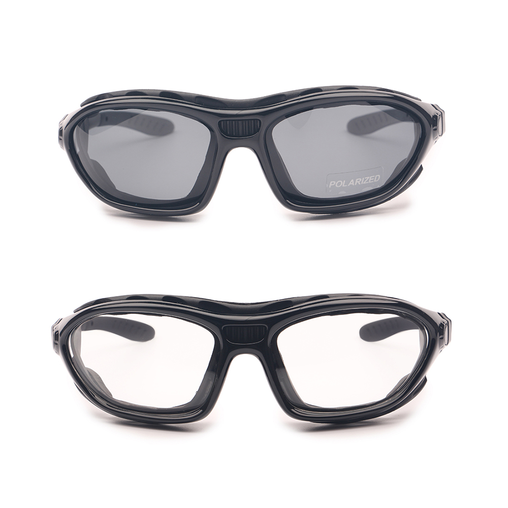 Sunglass Retainer Cord - Motorcycle Goggles Polarized Clear 2 Pairs
