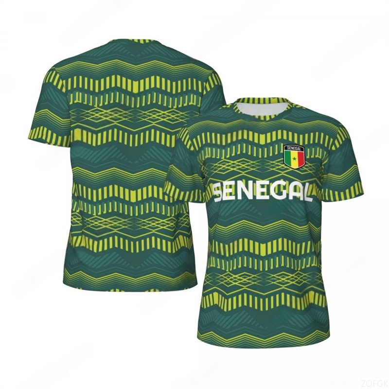 Fashion Senegal Flag Graphic F - Tee Graphic Print ulasan dan harga