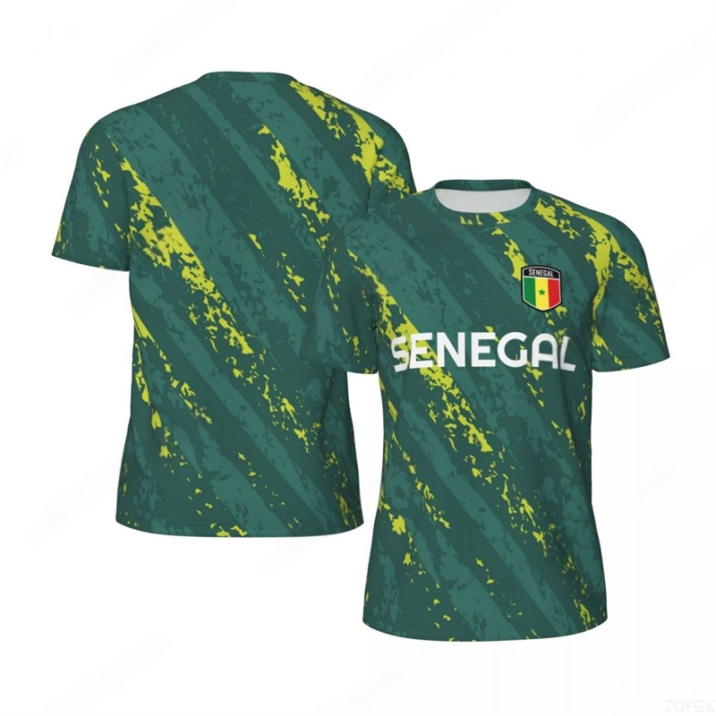 Fashion Senegal Flag Graphic F - Tee Graphic Print ulasan dan harga