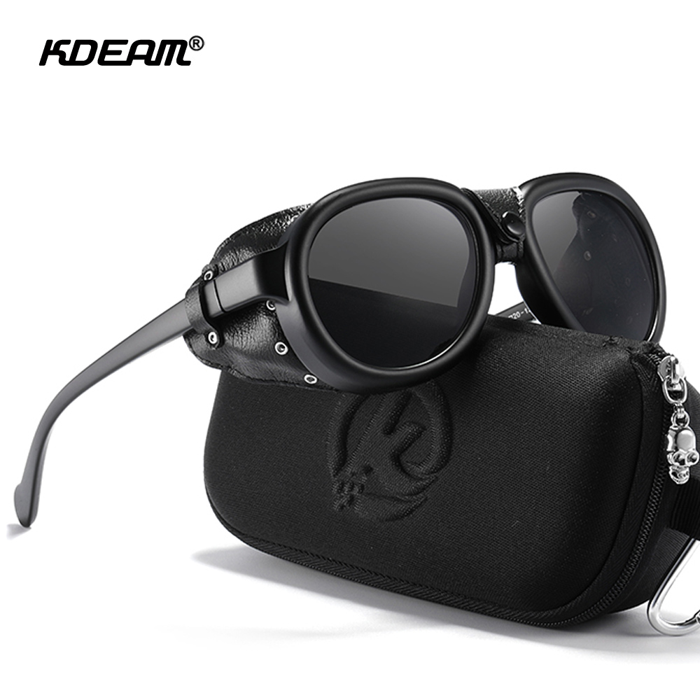 KDEAM Pilot Sunglasses Steampu - Sunglasses Aviator Polarized ulasan dan harga