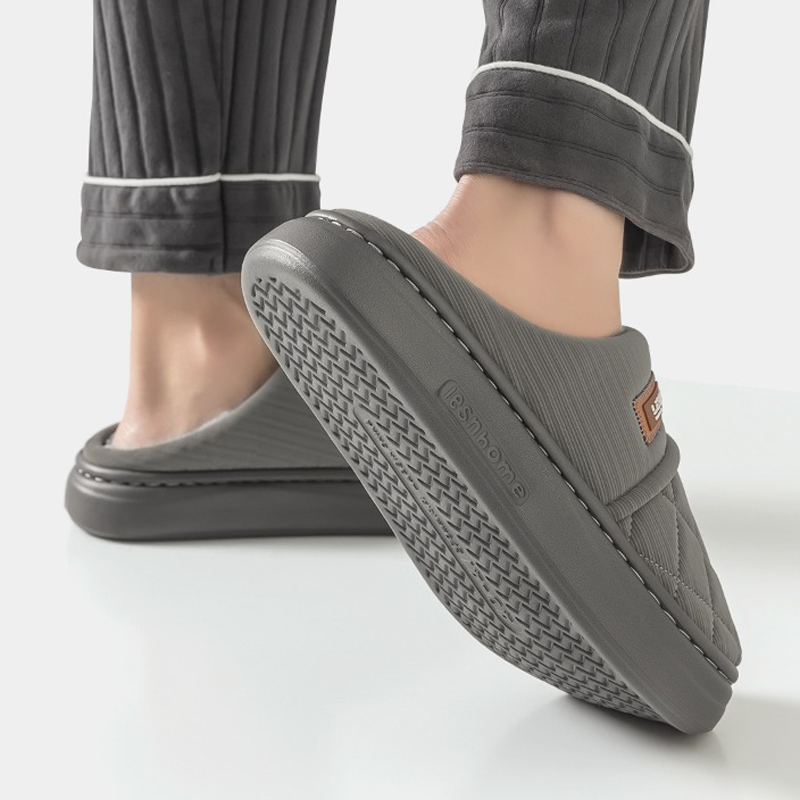 Winter Warm Slipper Women Men  - Flip Flop Leather Men ulasan dan harga