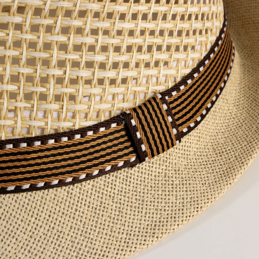 Straw Hats Fedora Hat Panama C - Bucket Hat Straw ulasan dan harga