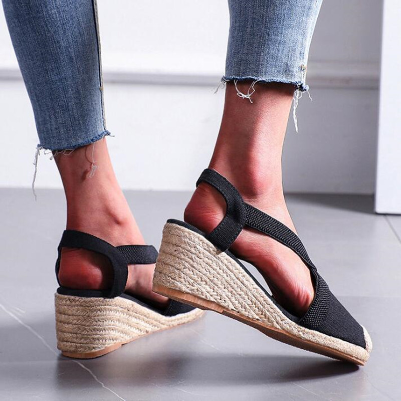 Women's Braided Toe Slingback  - Espadrille Slip On ulasan dan harga