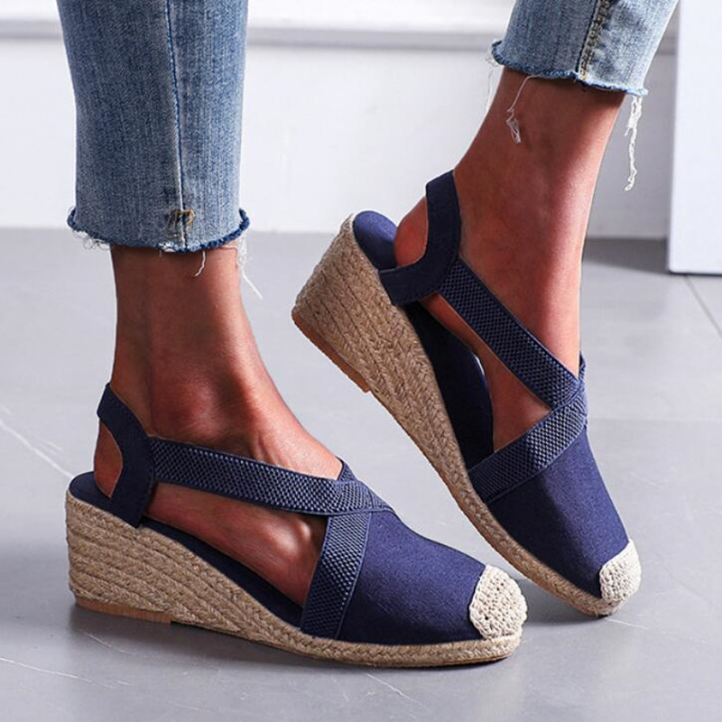 Women's Braided Toe Slingback  - Espadrille Slip On ulasan dan harga