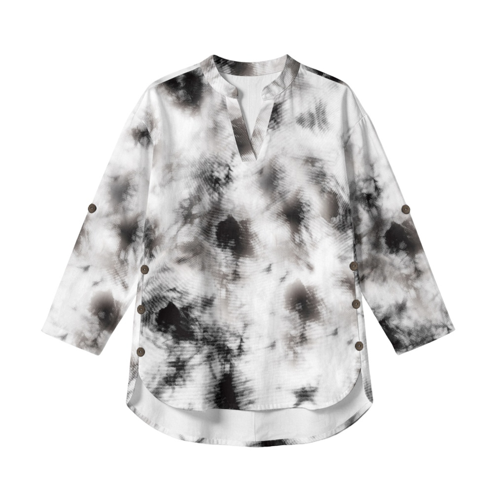 INSTANTARTS Women'S Linen V-Ne - Linen Shirt Breathable ulasan dan harga