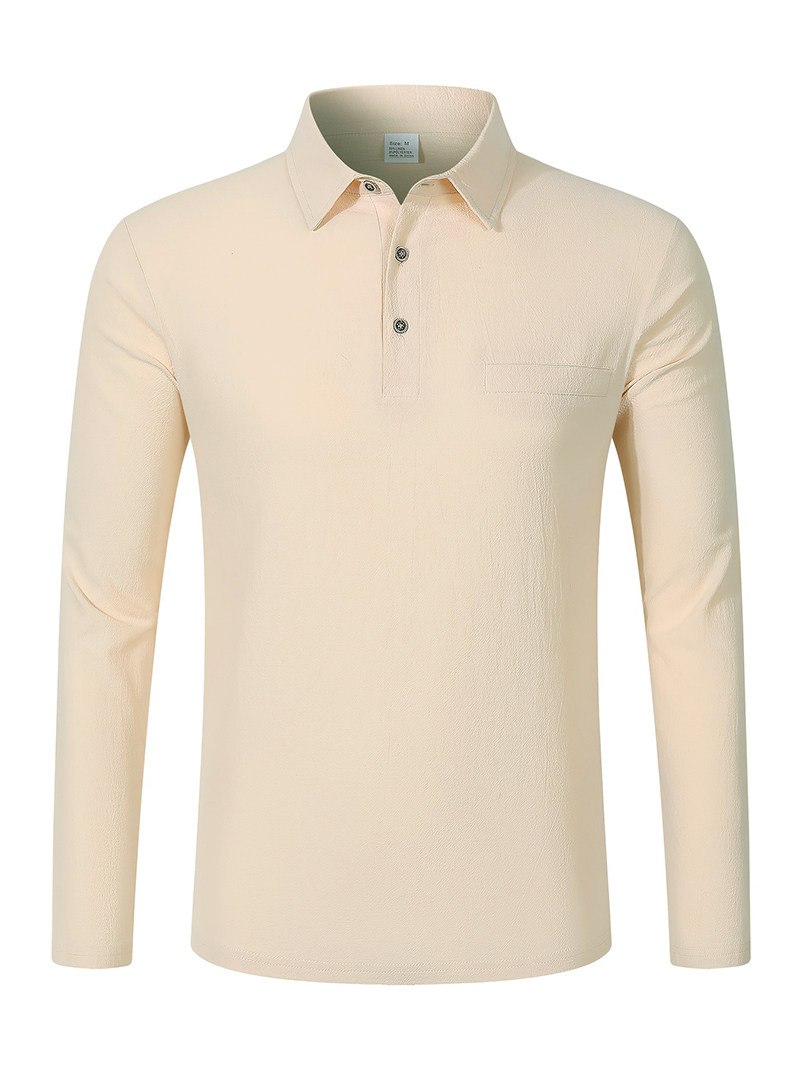 Men's Linen Blend Long Sleeve  - Linen Shirt Breathable ulasan dan harga