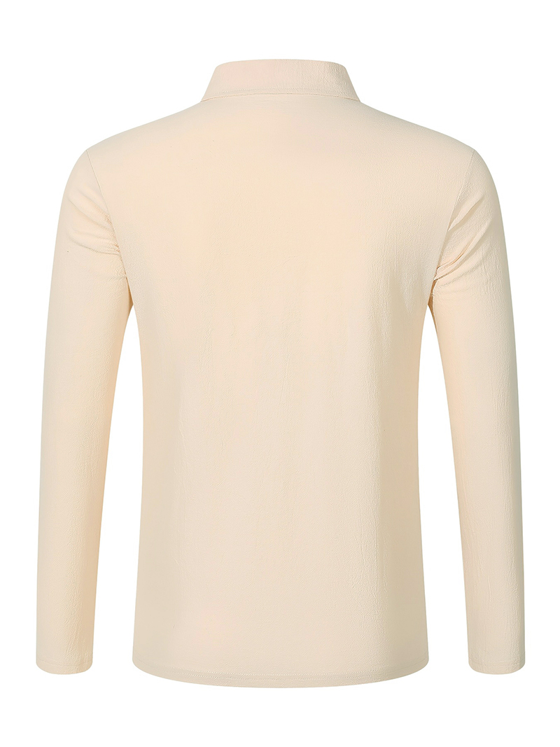 Men's Linen Blend Long Sleeve  - Linen Shirt Breathable ulasan dan harga