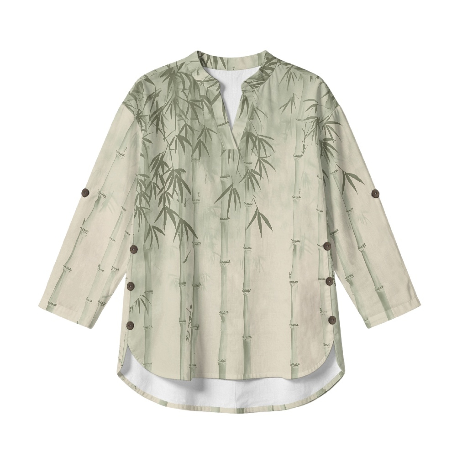 INSTANTARTS Women'S Linen V-Ne - Linen Shirt Breathable ulasan dan harga