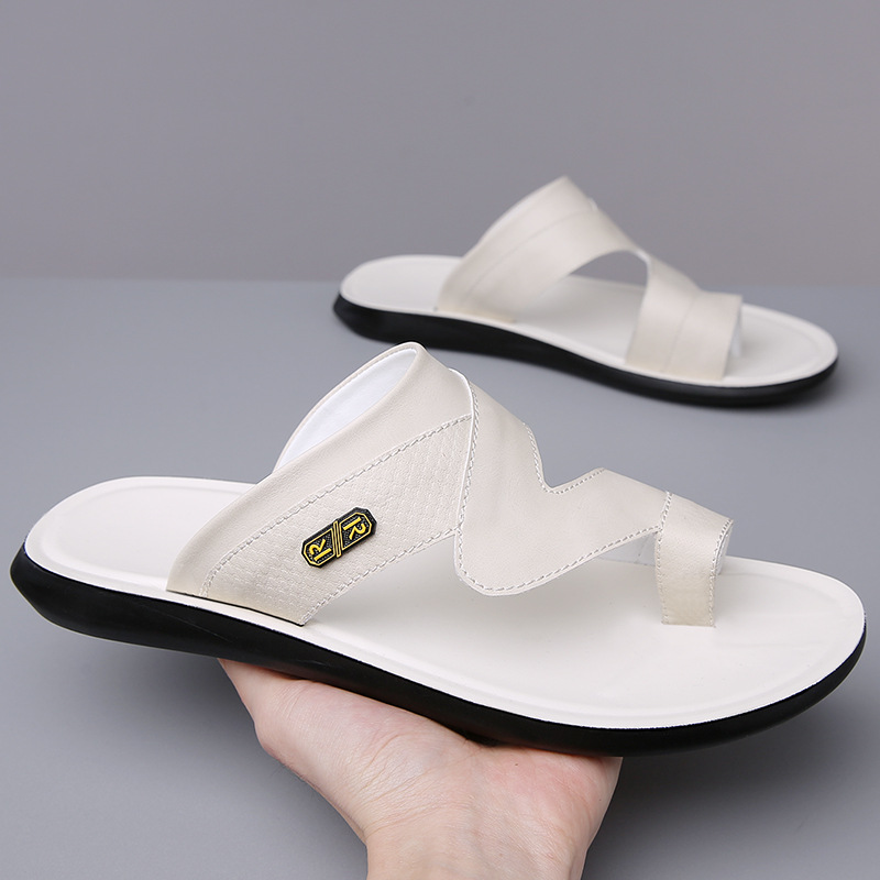 Men's 2026 New Leather Sandals - Flip Flop Leather Men ulasan dan harga
