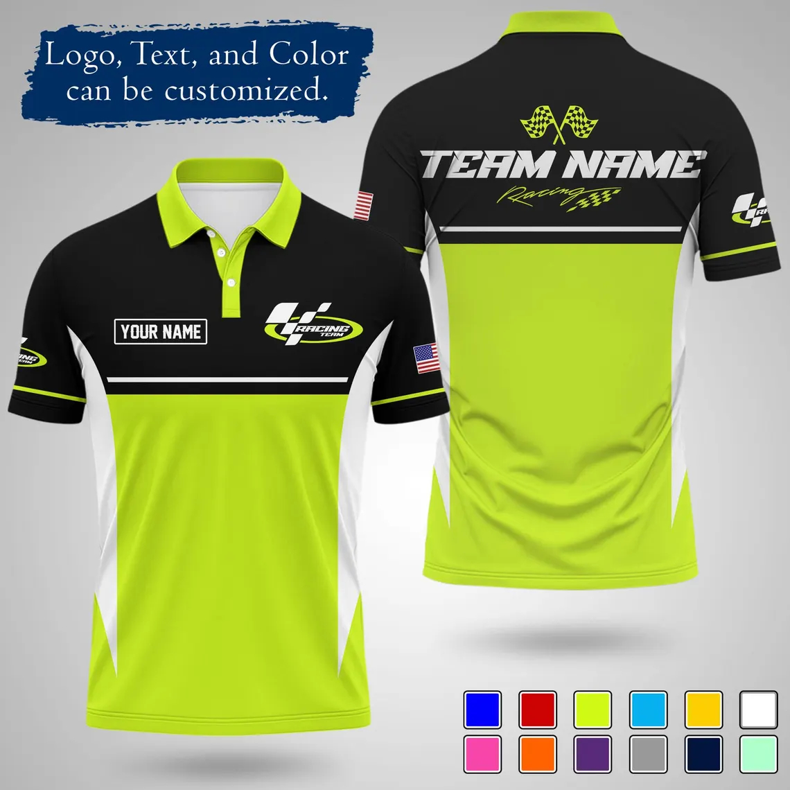 2026 New Custom Racing Polo Sh - Polo Shirt Pique ulasan dan harga