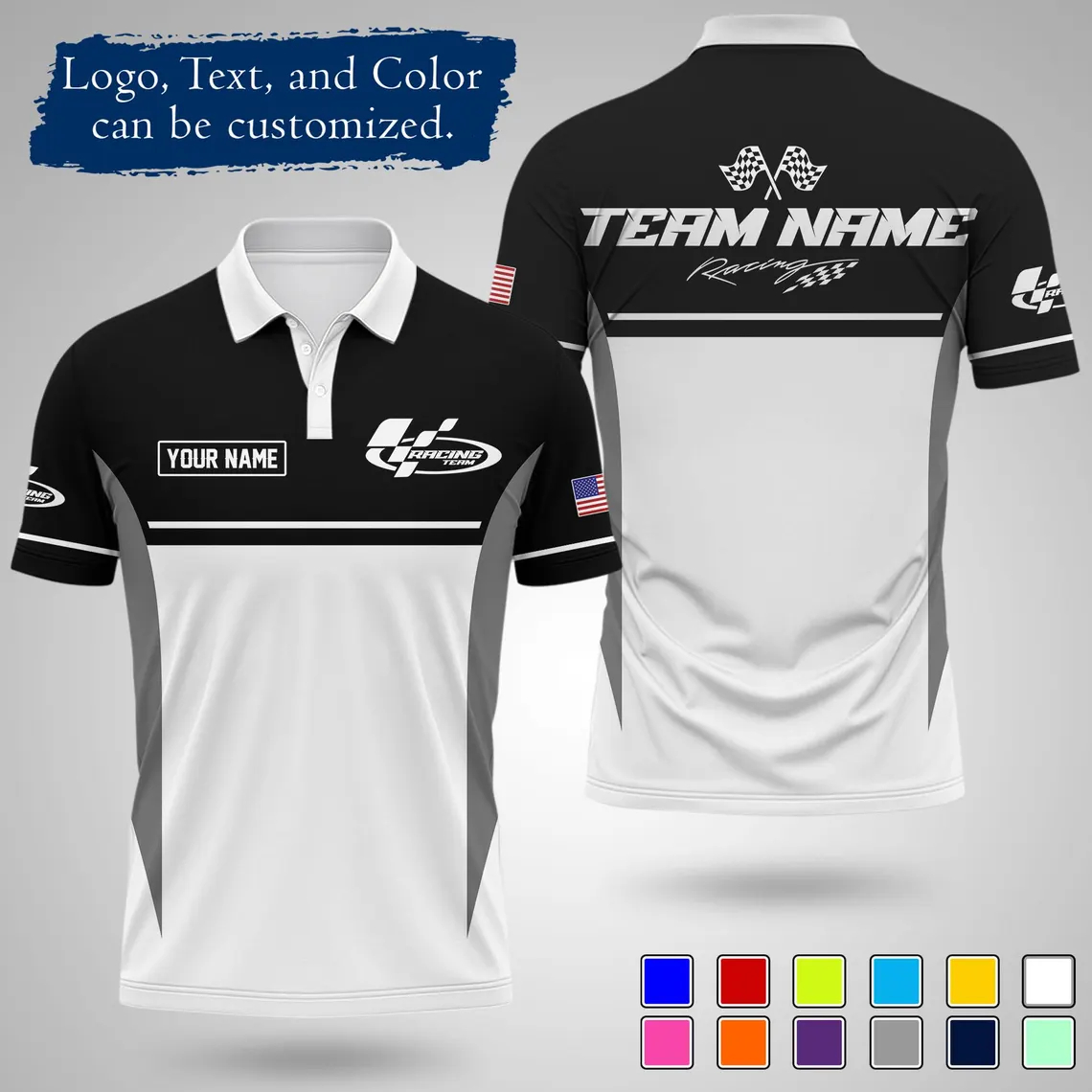 2026 New Custom Racing Polo Sh - Polo Shirt Pique ulasan dan harga