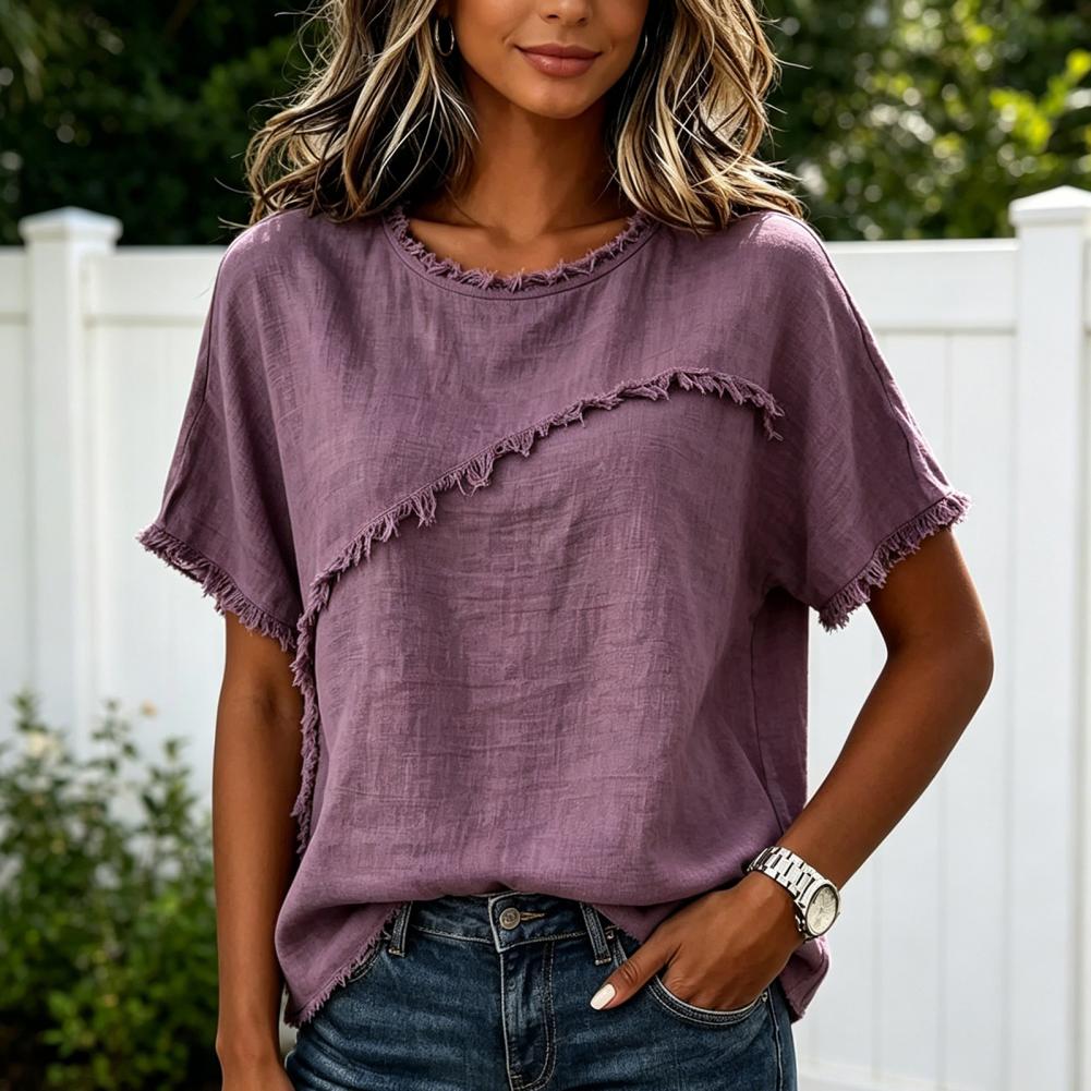 Summer Linen Tops For Women 20 - Linen Shirt Breathable ulasan dan harga