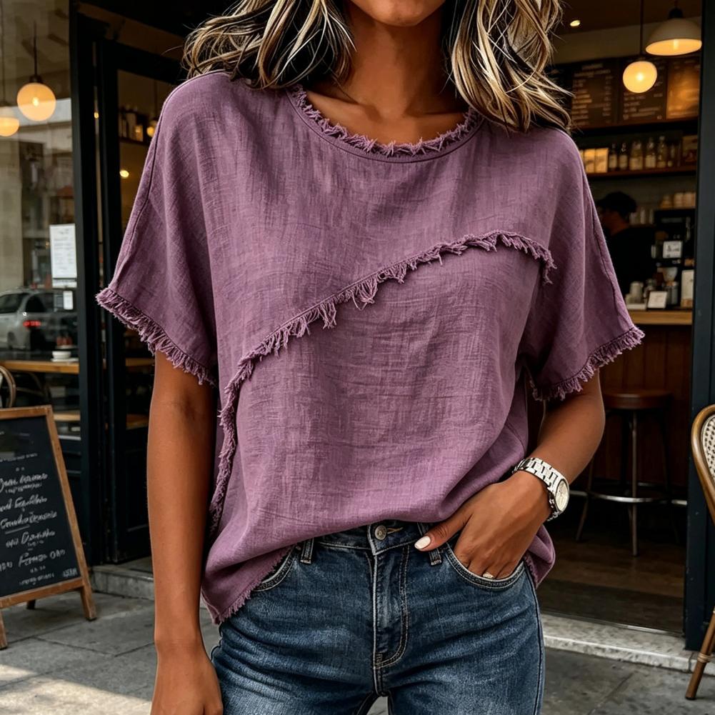 Summer Linen Tops For Women 20 - Linen Shirt Breathable ulasan dan harga