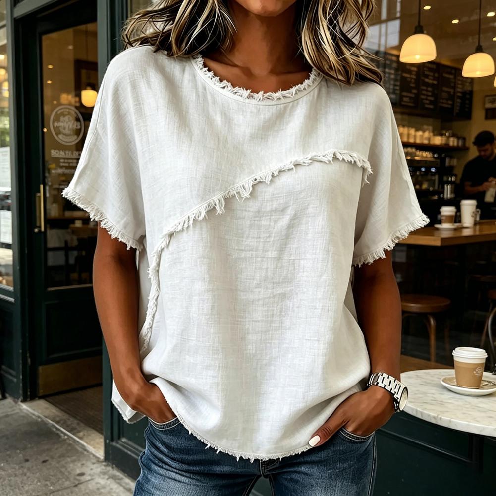 Summer Linen Tops For Women 20 - Linen Shirt Breathable ulasan dan harga