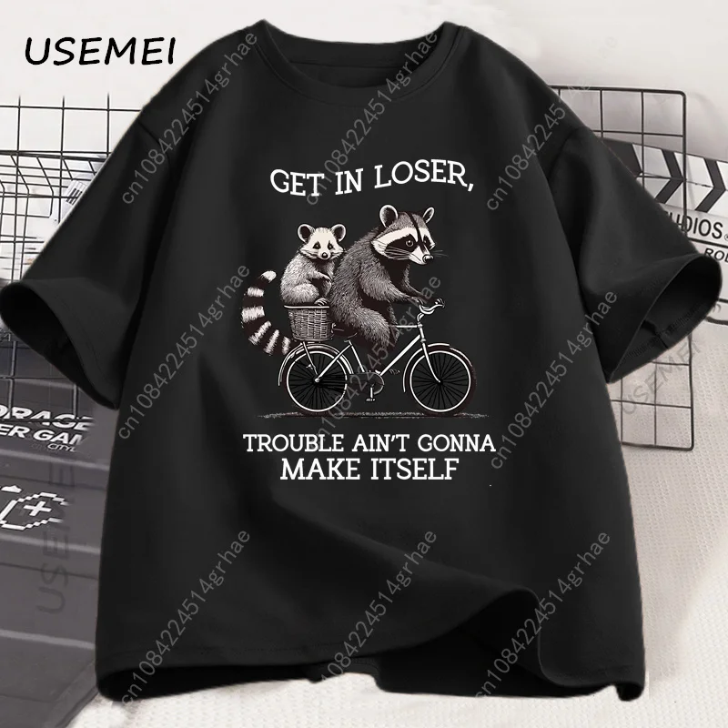 Get in Loser T Shirt Funny Rac - Tee Graphic Print ulasan dan harga