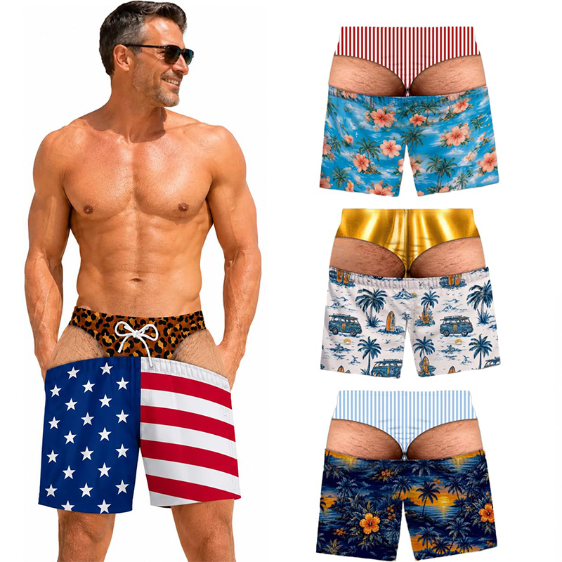 Novelty Men's Swim Trunks Funn - Swim Trunk Quick Dry ulasan dan harga