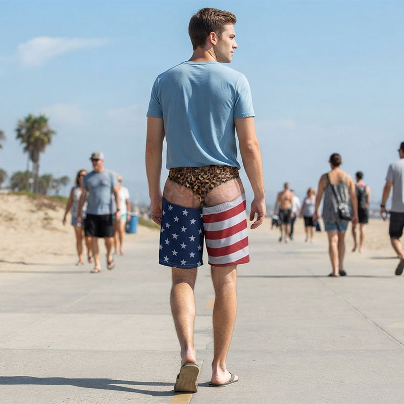 Novelty Men's Swim Trunks Funn - Swim Trunk Quick Dry ulasan dan harga
