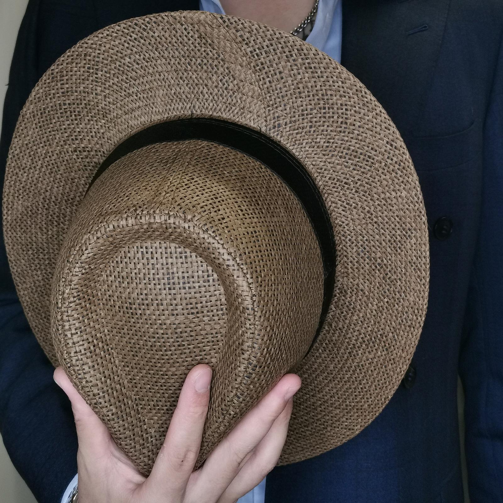 Men Summer Panama Straw Hat Na - Bucket Hat Straw ulasan dan harga