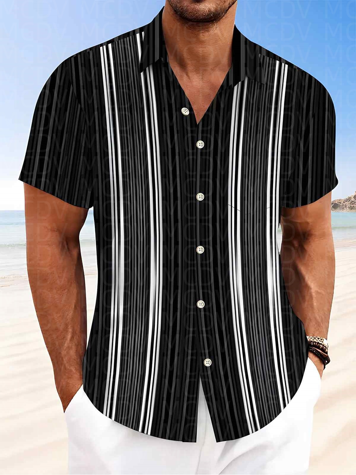 Food Pattern Men's Hawaiian Sh - Shirt Camp Collar ulasan dan harga