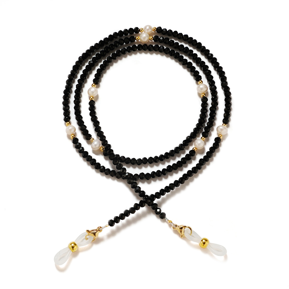 Pearl Crystal Glasses Chain wo - Sunglass Retainer Cord ulasan dan harga