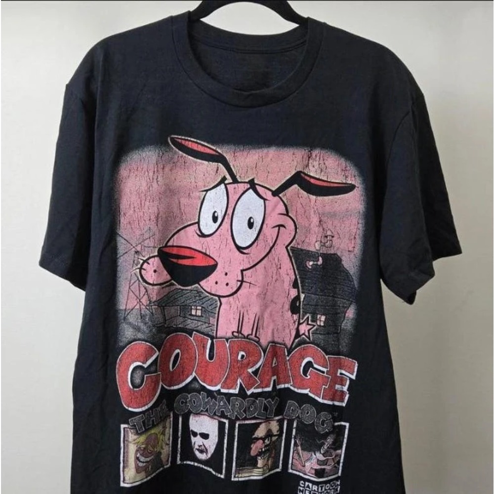 Summer Vintage Courage The Cow - Tee Graphic Print ulasan dan harga