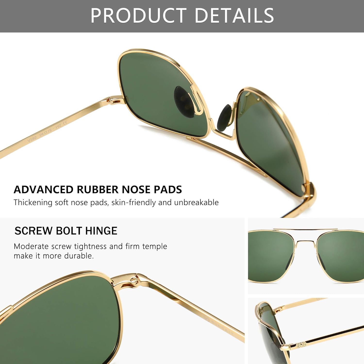 Men's Military Style Polarized - Sunglasses Aviator Polarized ulasan dan harga