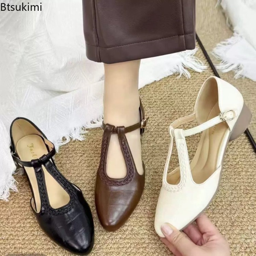 New Summer Women's Retro Hollo - Casual Sandal Leather ulasan dan harga