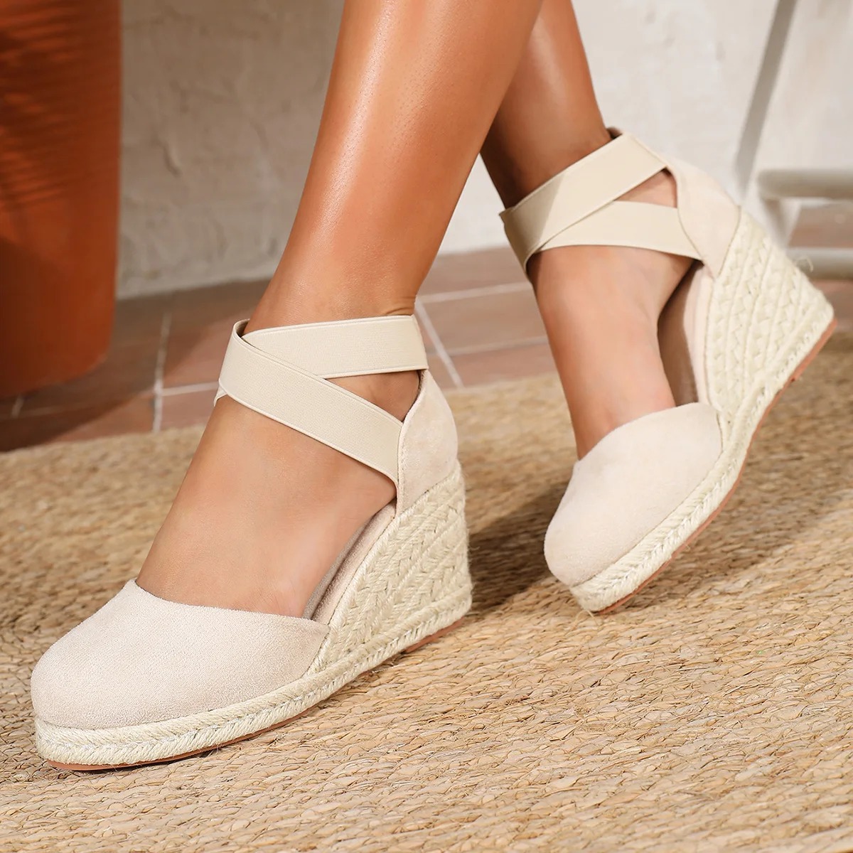 Cover Toe Women's Espadrille W - Espadrille Slip On ulasan dan harga