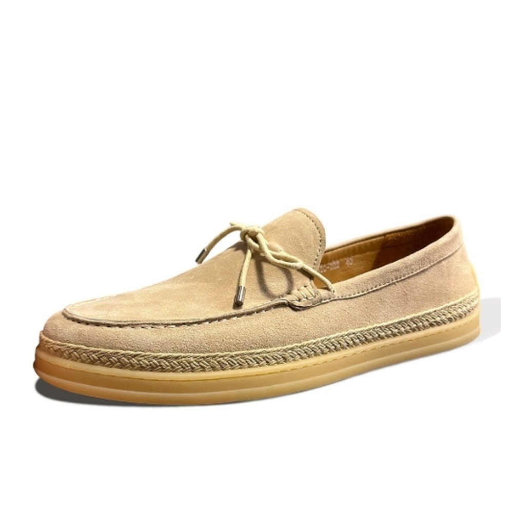 Men's Suede Slip On Boat Shoes - Espadrille Slip On ulasan dan harga