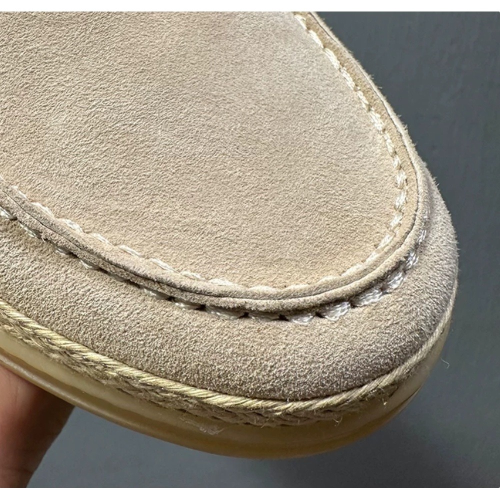 Men's Suede Slip On Boat Shoes - Espadrille Slip On ulasan dan harga