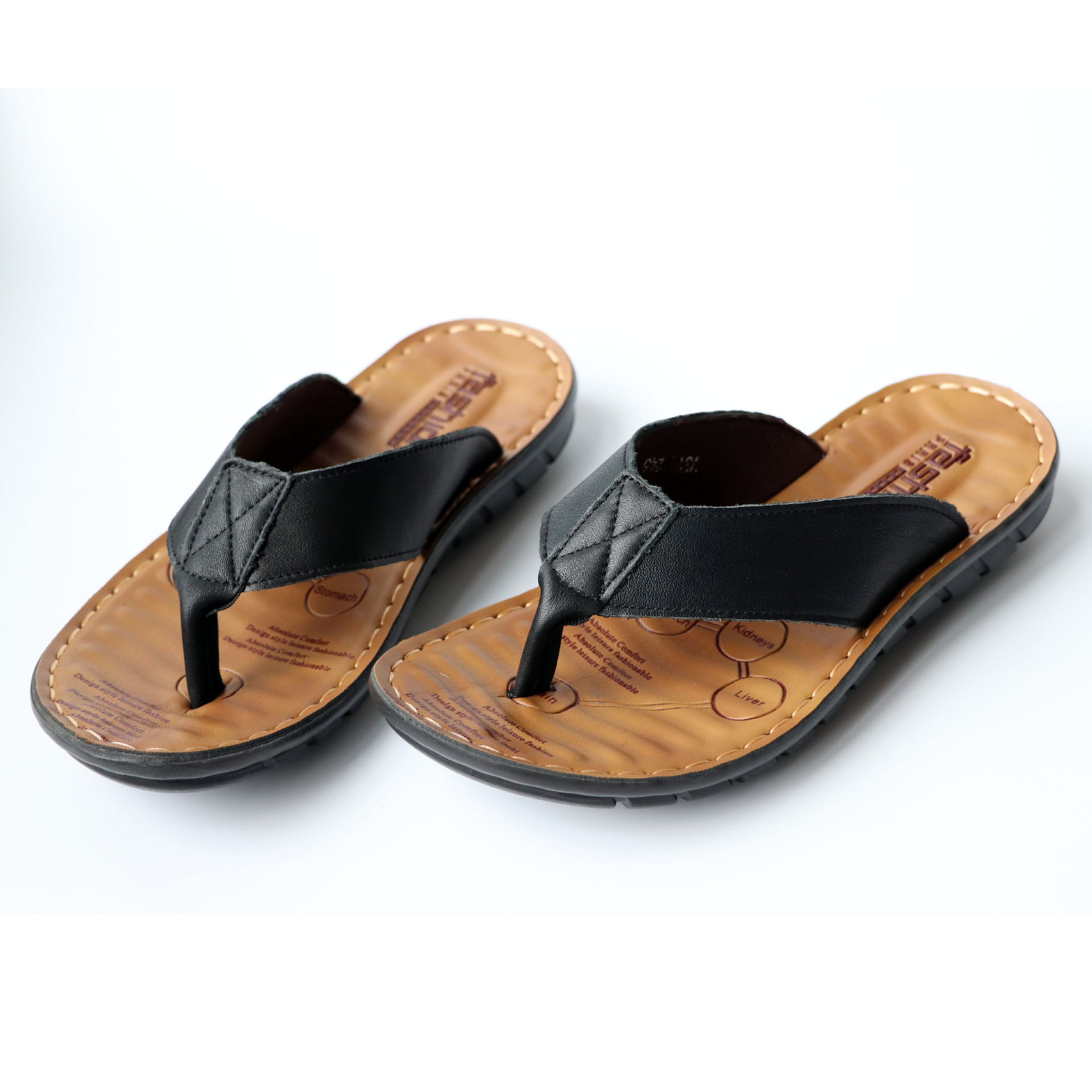 2026 Shoes Leather Men's Flip  - Flip Flop Leather Men ulasan dan harga