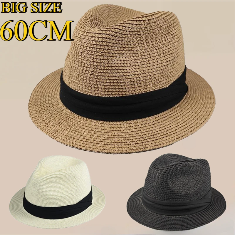 New Big Size Narrow Brim 4cm S - Bucket Hat Straw ulasan dan harga