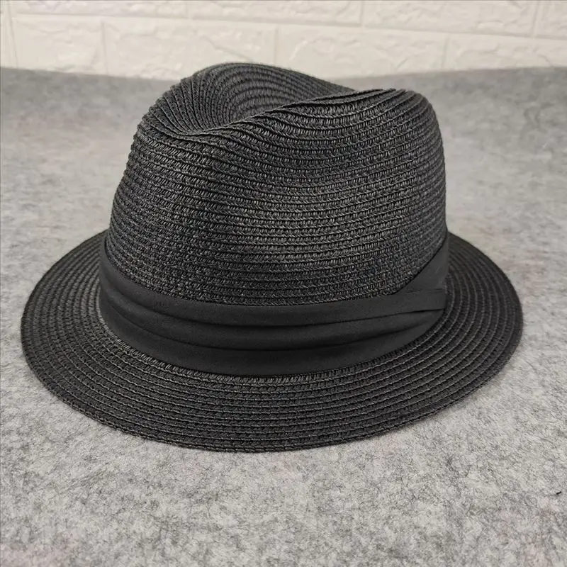 New Big Size Narrow Brim 4cm S - Bucket Hat Straw ulasan dan harga