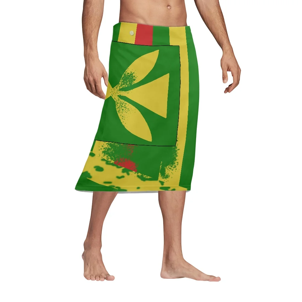 Polynesian Tribal Tattoo Print - Sarong Men Wrap ulasan dan harga