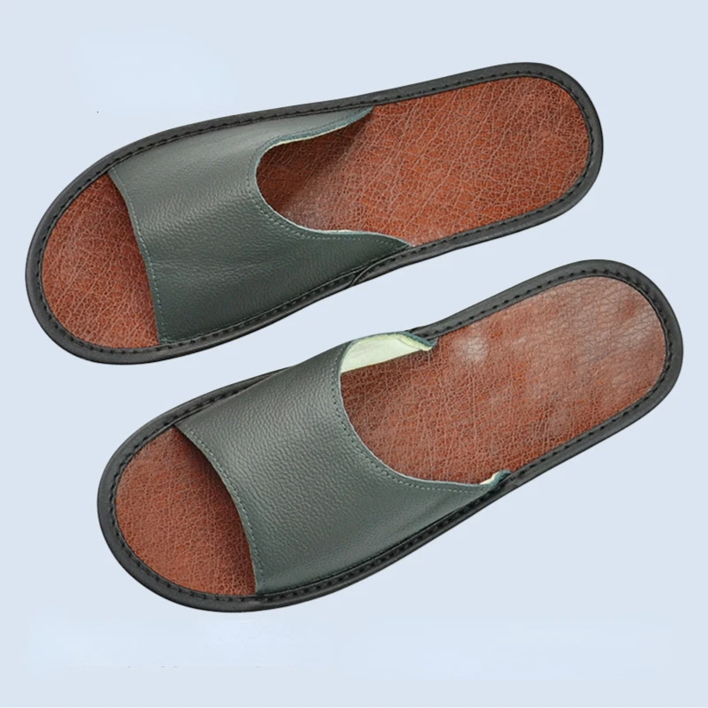 XIHAHA Summer Fashion Cowhide  - Flip Flop Leather Men ulasan dan harga