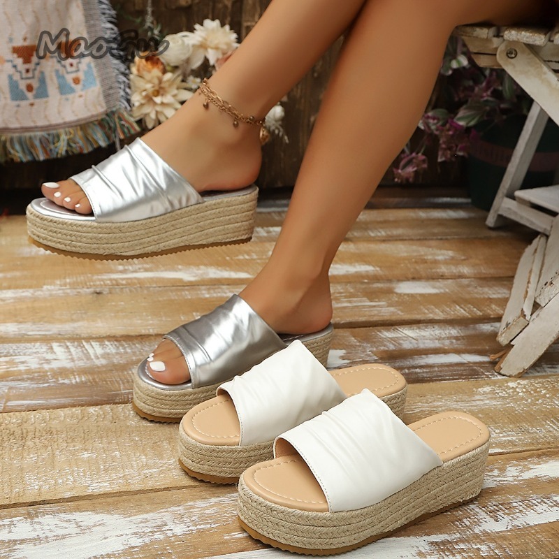 Women's Ruched Espadrille Wedg - Espadrille Slip On ulasan dan harga