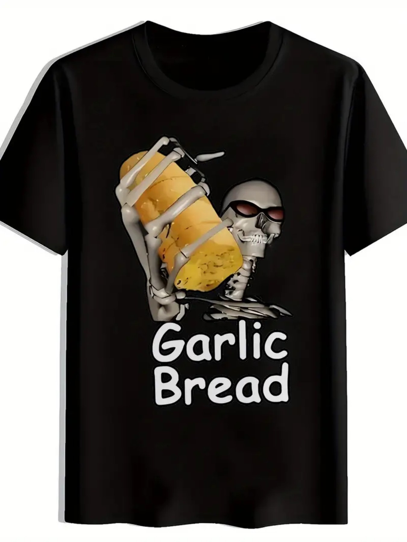 Men's Funny Garlic Bread & Sku - Tee Graphic Print ulasan dan harga