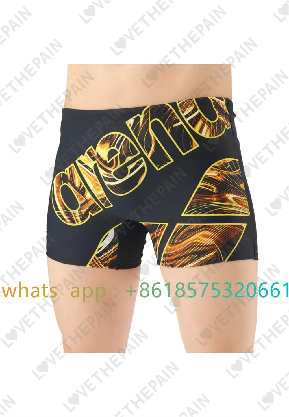 Men Jammer Training Swimwear T - Swim Trunk Quick Dry ulasan dan harga
