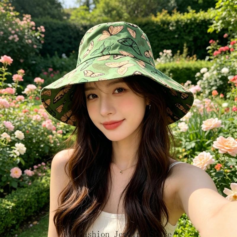 Printed Fisherman Hat With Pac - Packable Hat Nylon ulasan dan harga