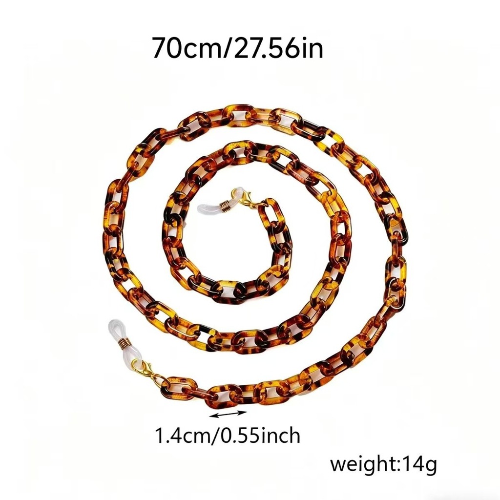 KLASSNUM Multicolor Brown Acry - Sunglass Retainer Cord ulasan dan harga