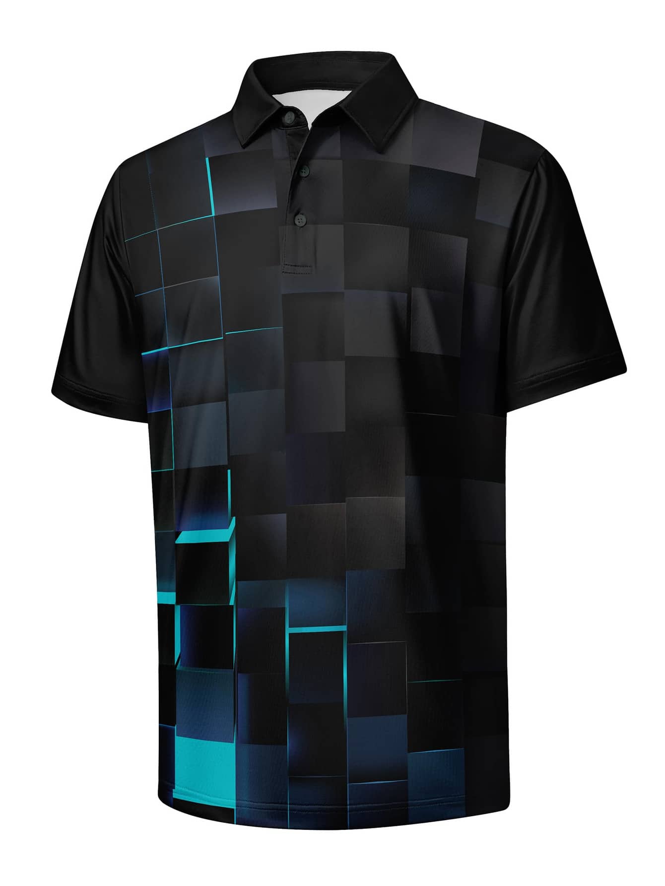 Active Mens Classic Cyan Blue  - Polo Shirt Pique ulasan dan harga