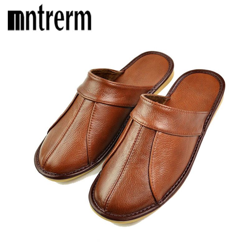 Mntrerm Spring Slip On Men Sli - Flip Flop Leather Men ulasan dan harga