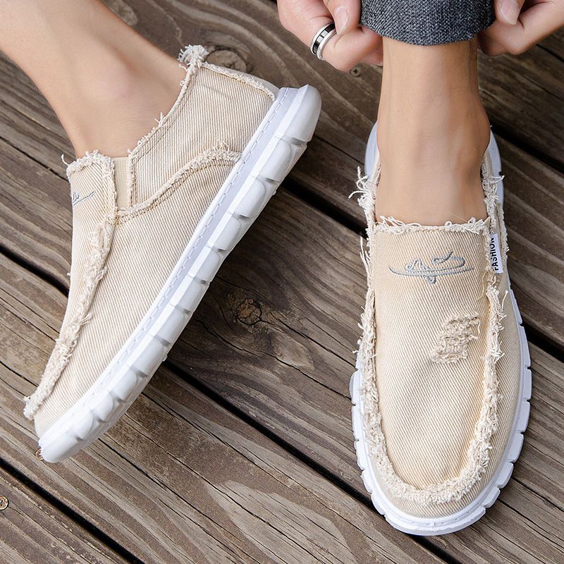 Canvas Shoes For Mens Summer B - Espadrille Slip On ulasan dan harga
