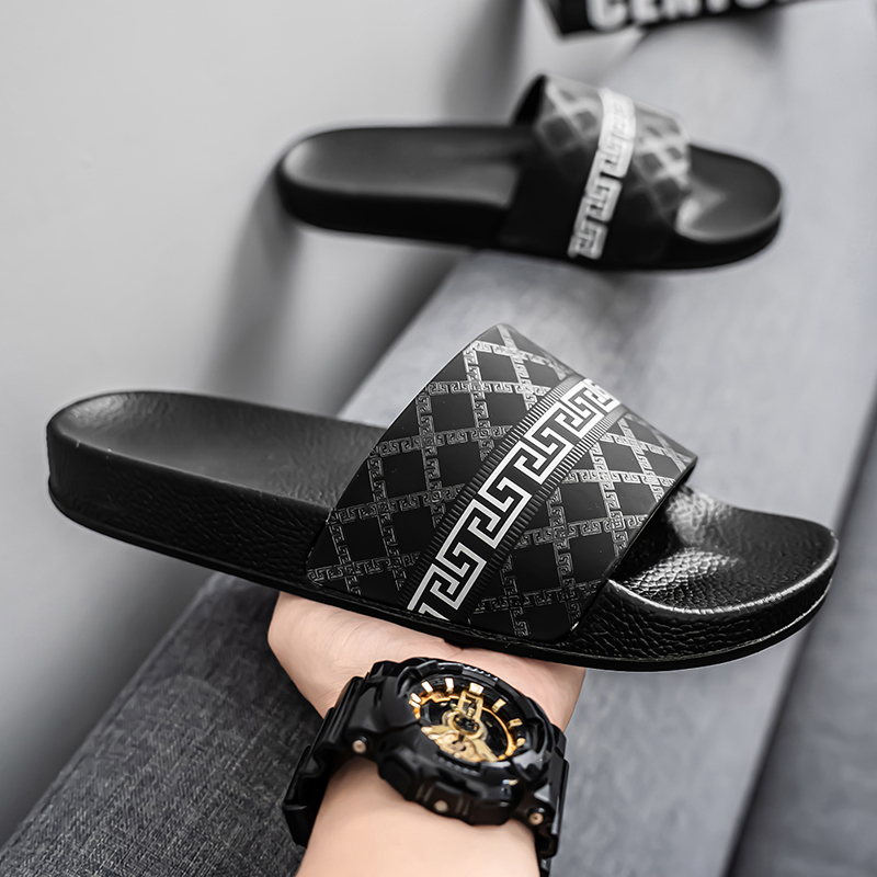 Plus Size Men One Strap Slippe - Flip Flop Leather Men ulasan dan harga